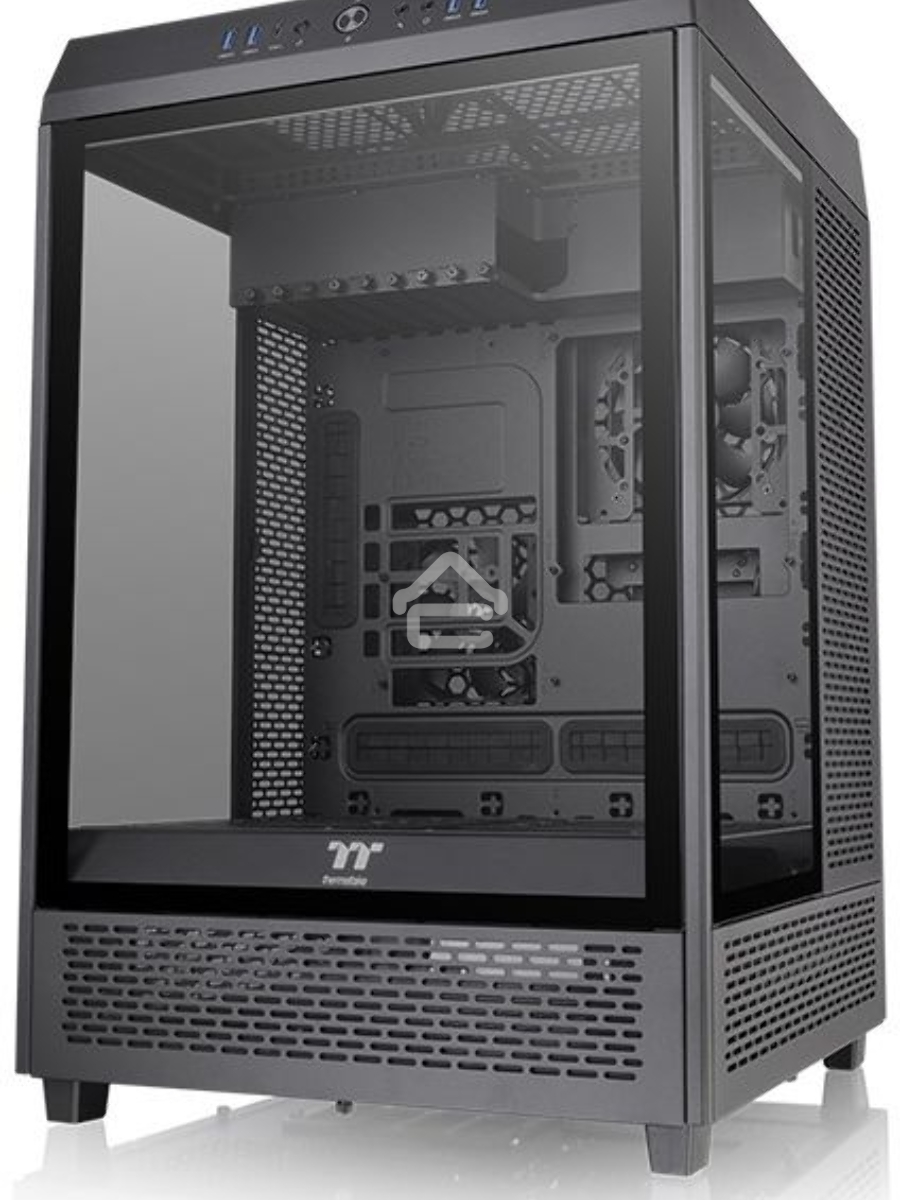 Компьютерный корпус Thermaltake The Tower 500 черный без БП ATX 1x120mm 3x140mm 4xUSB3.0 2xUSB3.1 audio bott PSU