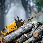 Пила цепная электрическая EDS-2000, 2кВт,продольная,шина 40см,шаг 3/8, паз 1,3мм, 56зв Denzel