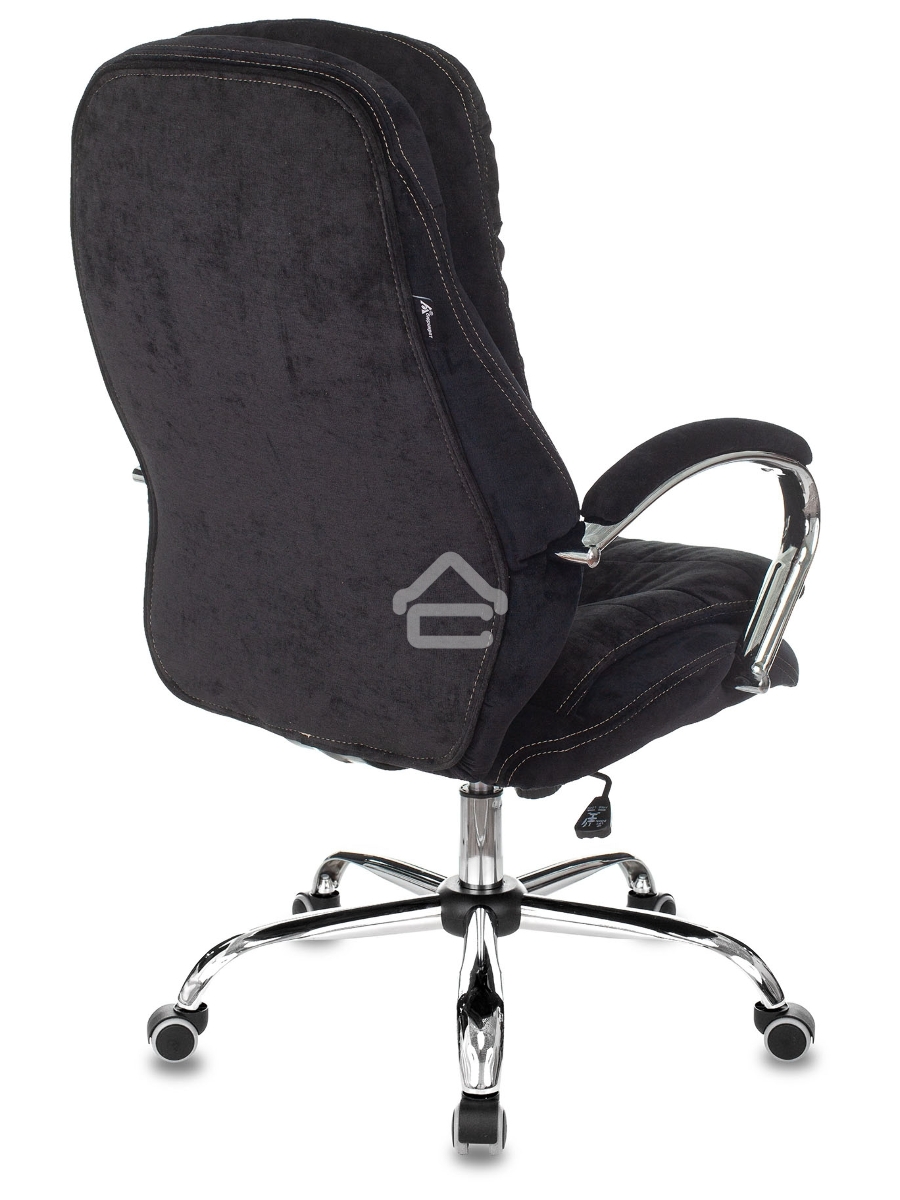 Кресло руководителя Бюрократ T-9950SL Fabric черный Light-20, крестовина металл хром