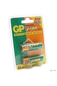 Аккумулятор GP Rechargeable NiMH 270AAHC 2700mAh AA (2шт. уп) (GP 270AAHC-2DECRC2)