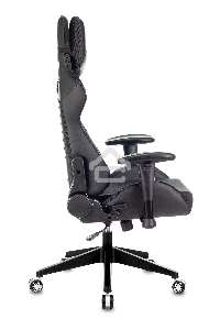 Кресло игровое Бюрократ VIKING 4 AERO BLACK EDITION черный искусст.кожа/ткань