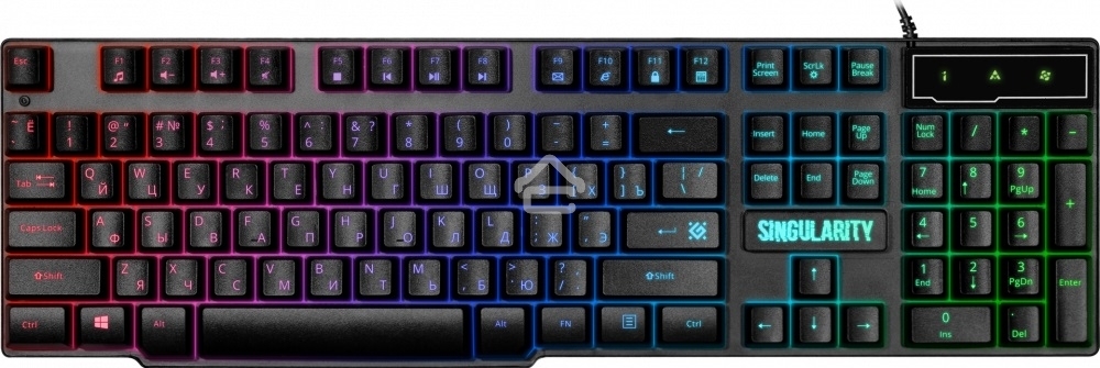 Игровой набор Defender Гарнитура, мышь, клавиатура, ковер MKP-118