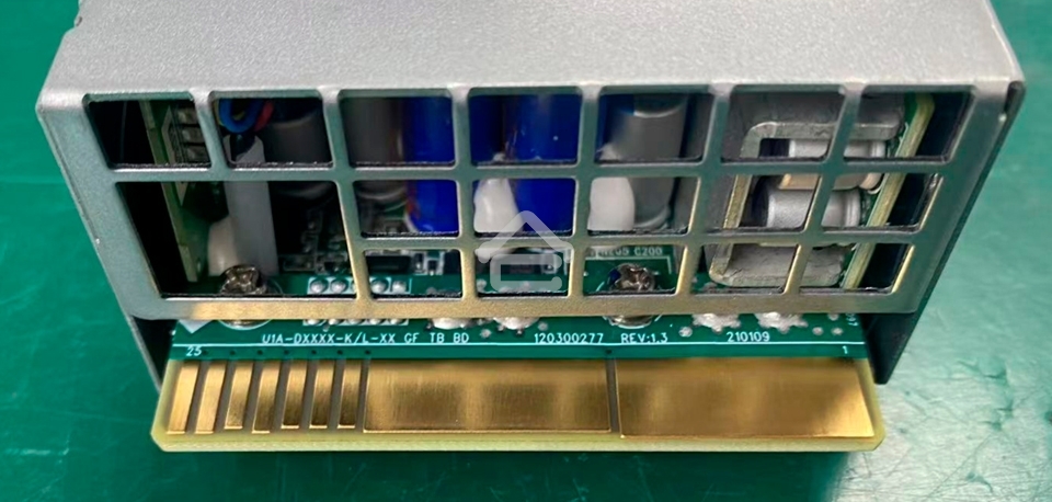 Блок питания серверный Server power supply Qdion Model U1A-D1300-L P/N:99MAD11300I1170114 CRPS 1U Module 1300W Efficiency 80 Plus Platinum, Gold Finger (option), Cable connector: C14