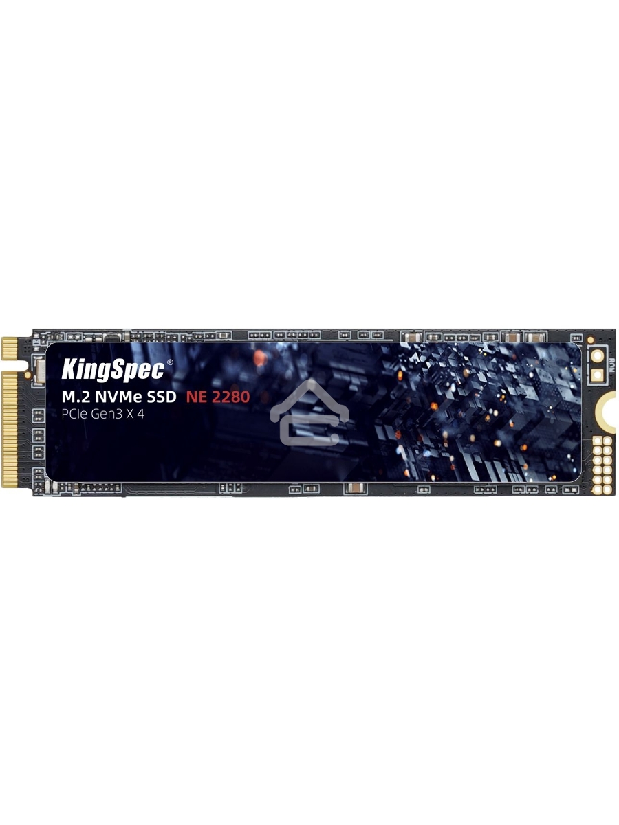 Накопитель SSD KingSpec NE-2TB, 2000GB, PCIe 3.0 x4, M.2 2280, NVMe, R/W 2400/1900