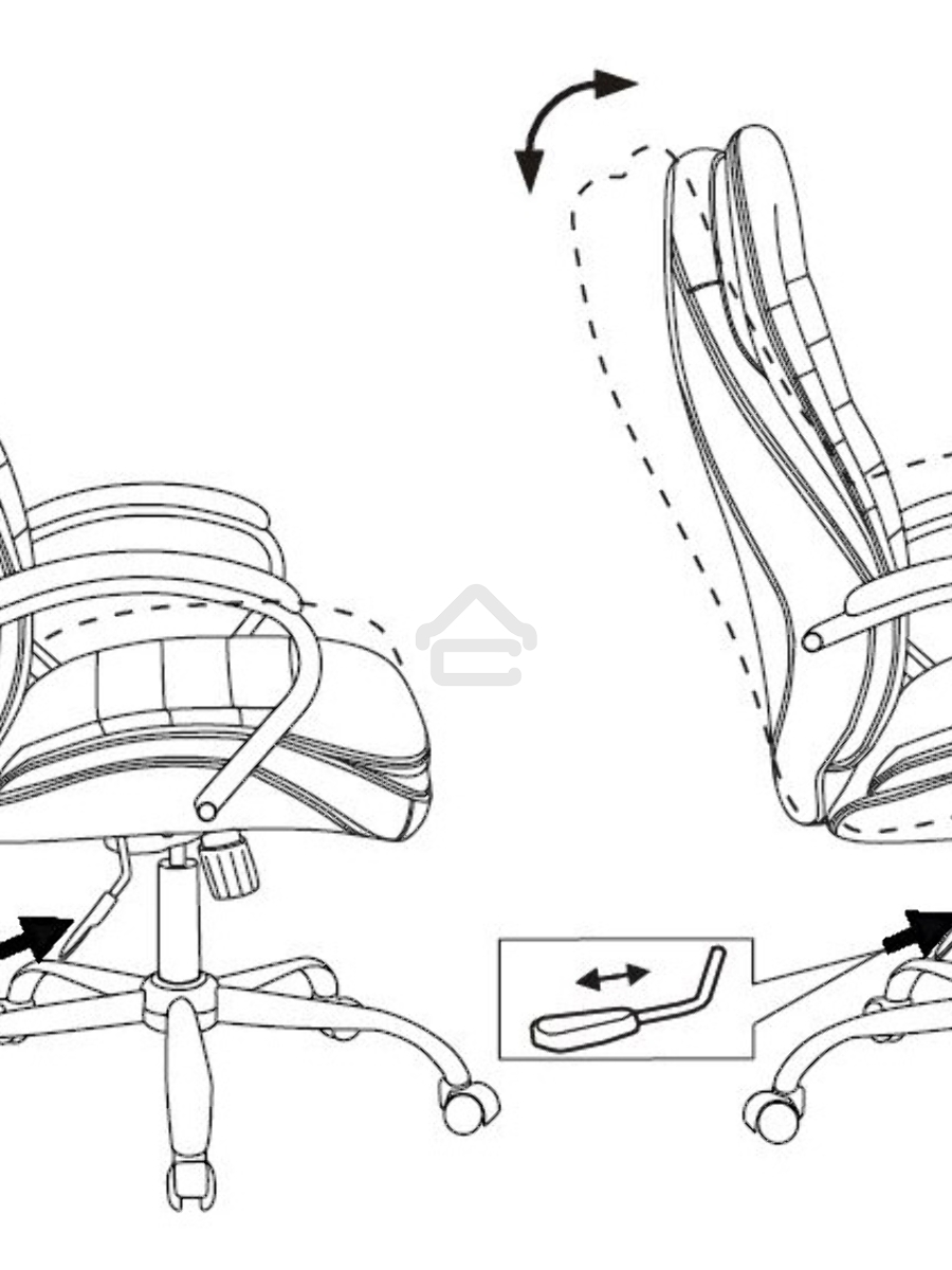Кресло руководителя Бюрократ T-9950SL Fabric черный Light-20, крестовина металл хром