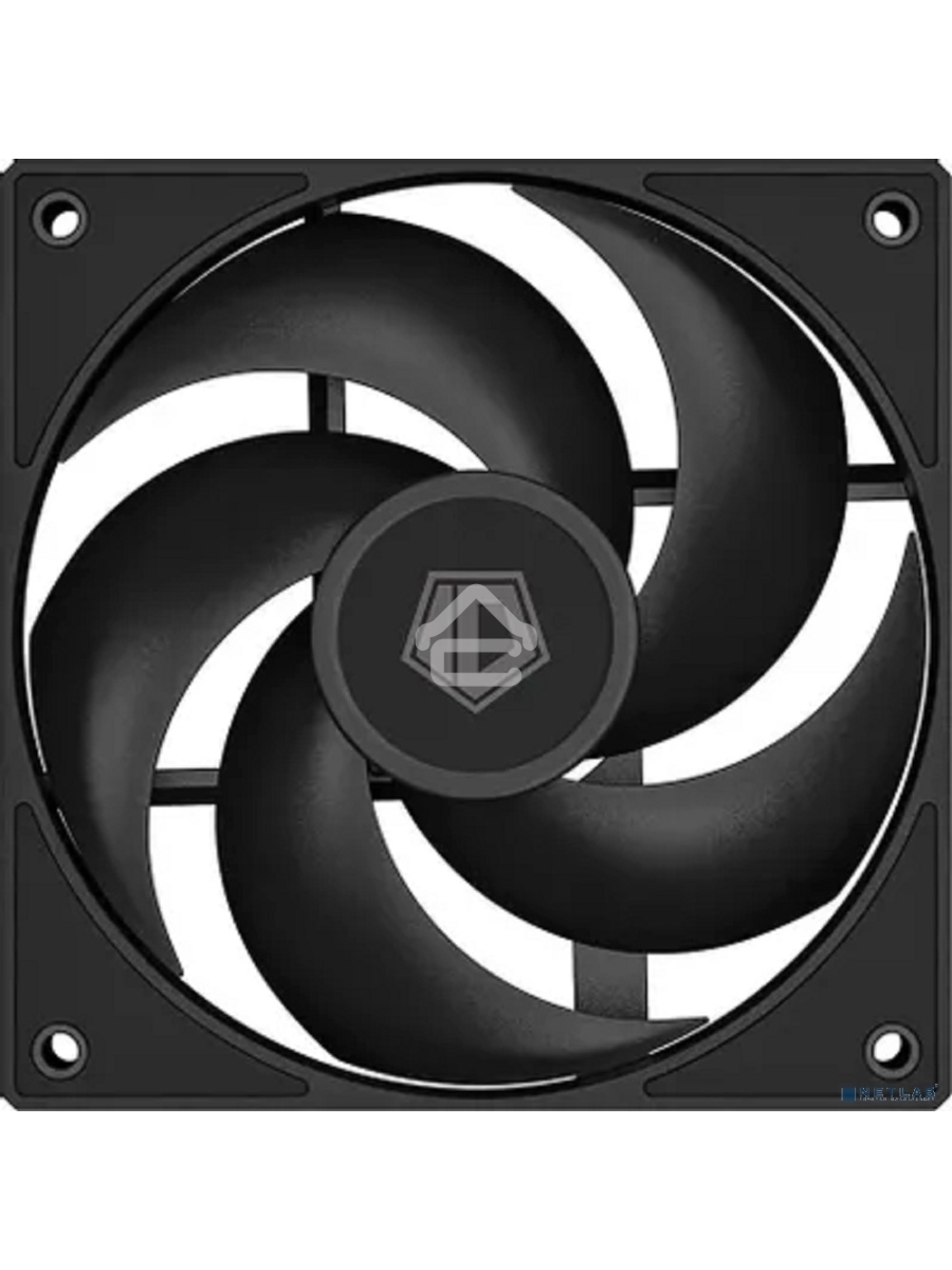 Вентилятор для корпуса ID-Cooling AS-140-K черный, 140 мм, 1800 об/мин, 24.9 дБ, 4 pin