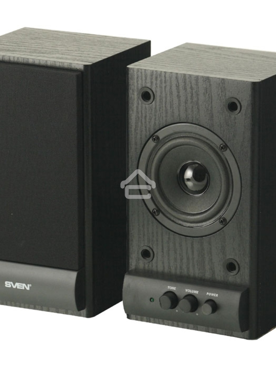 Колонки Sven SPS-607 2.0 черный 6Вт