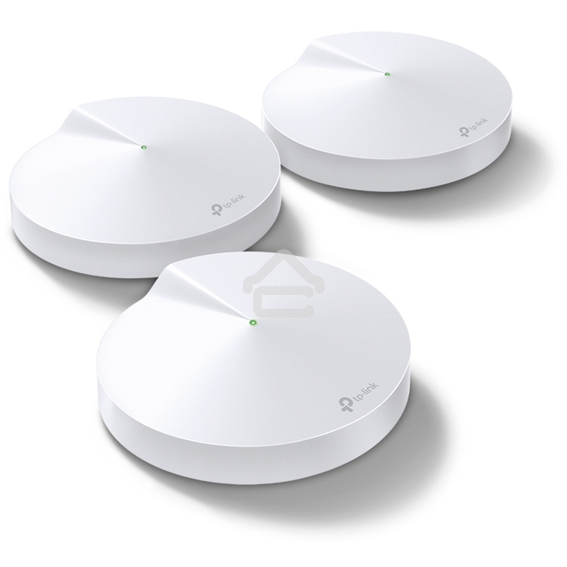 Маршрутизатор TP-Link TP-Link DECO M5(3-PACK) AC1300 Домашняя Wi-Fi система, чипсет Qualcomm, два диапазона (Dual-Band), поддержка стандартов 802.11ac/a/b/g/n, 717 МГц четырехъядерный процессор, Bluetooth 4.2, 2 гигабитных порта Ethernet, 1 порт USB Type-
