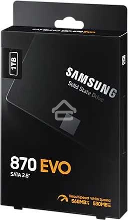 Накопитель SSD Samsung 870 EVO, 1Tb, SATA III, 2.5