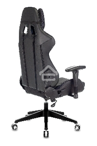 Кресло игровое Бюрократ VIKING 4 AERO BLACK EDITION черный искусст.кожа/ткань