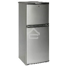 Холодильник Бирюса Б-M153 металлик двухкамерный 160/70л морозилка сверху