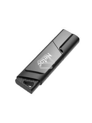 Флеш диск Netac U336S NT03U336S-064G-30BK, 64Gb, USB3.0, пластиковая с защитой от записи