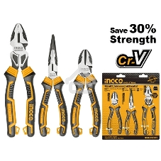 Набор шарнирно-губцевого инструмента с увеличенным рычагом 3 шт