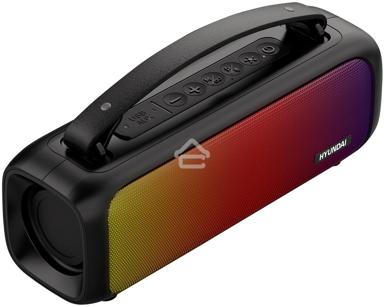 Портативная колонка Hyundai H-PS1020 черный 16W 2.0 BT 10м 1500mAh