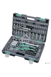 Набор инструментов STELS 14114  1/4'' 3/8'' 1/2'' cr-v s2 усиленный кейс 151предм.
