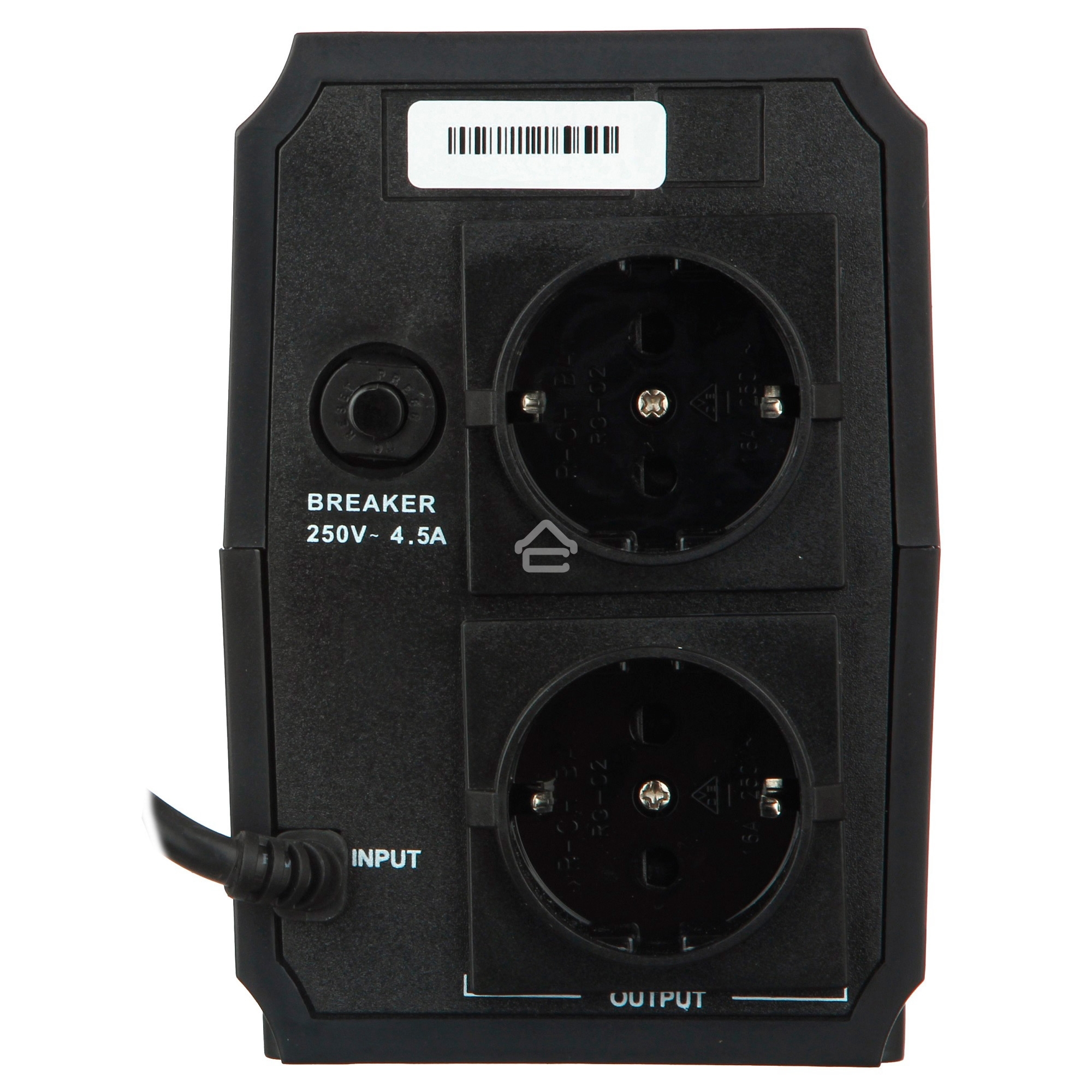 Источник бесперебойного питания ExeGate EP244543RUS Power Back BNB-600<600VA, Black, 2 евророзетки>