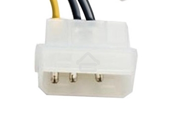 Переходник питания PCI-Express 6pin (от 2х разъемов Molex (IDE) блока питания), 15 см ExeGate EX138937RUS