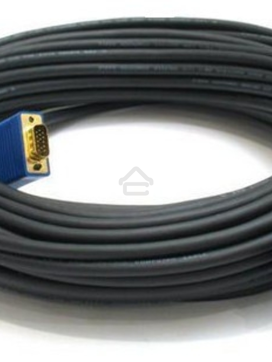 Кабель VGA DB15 (m)/DB15 (m) 20м феррит.кольца