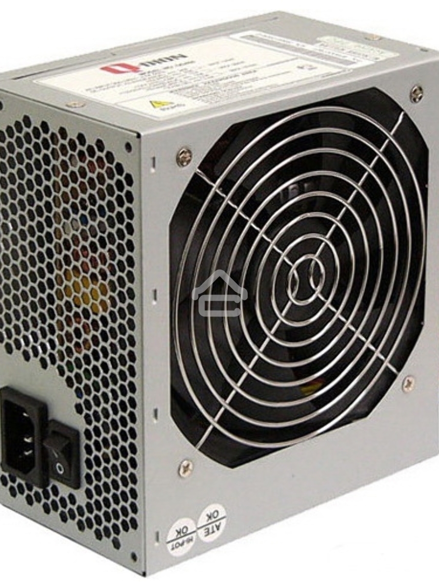 Серверный блок питания 400Вт QDION ATX 400W, 120mm, 3xSATA, 1xPCI-e, nonPFC