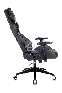 Кресло игровое Бюрократ VIKING 4 AERO BLACK EDITION черный искусст.кожа/ткань