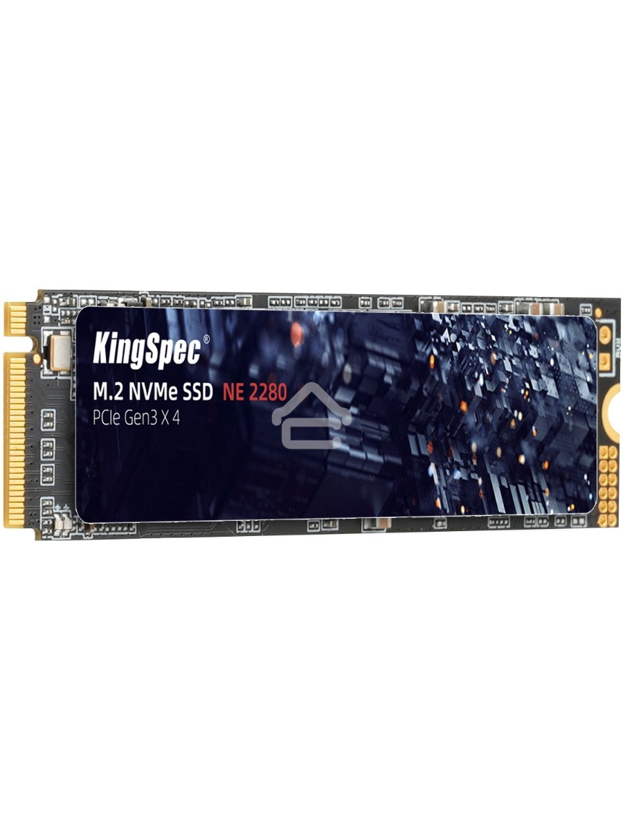 Накопитель SSD KingSpec NE-2TB, 2000GB, PCIe 3.0 x4, M.2 2280, NVMe, R/W 2400/1900