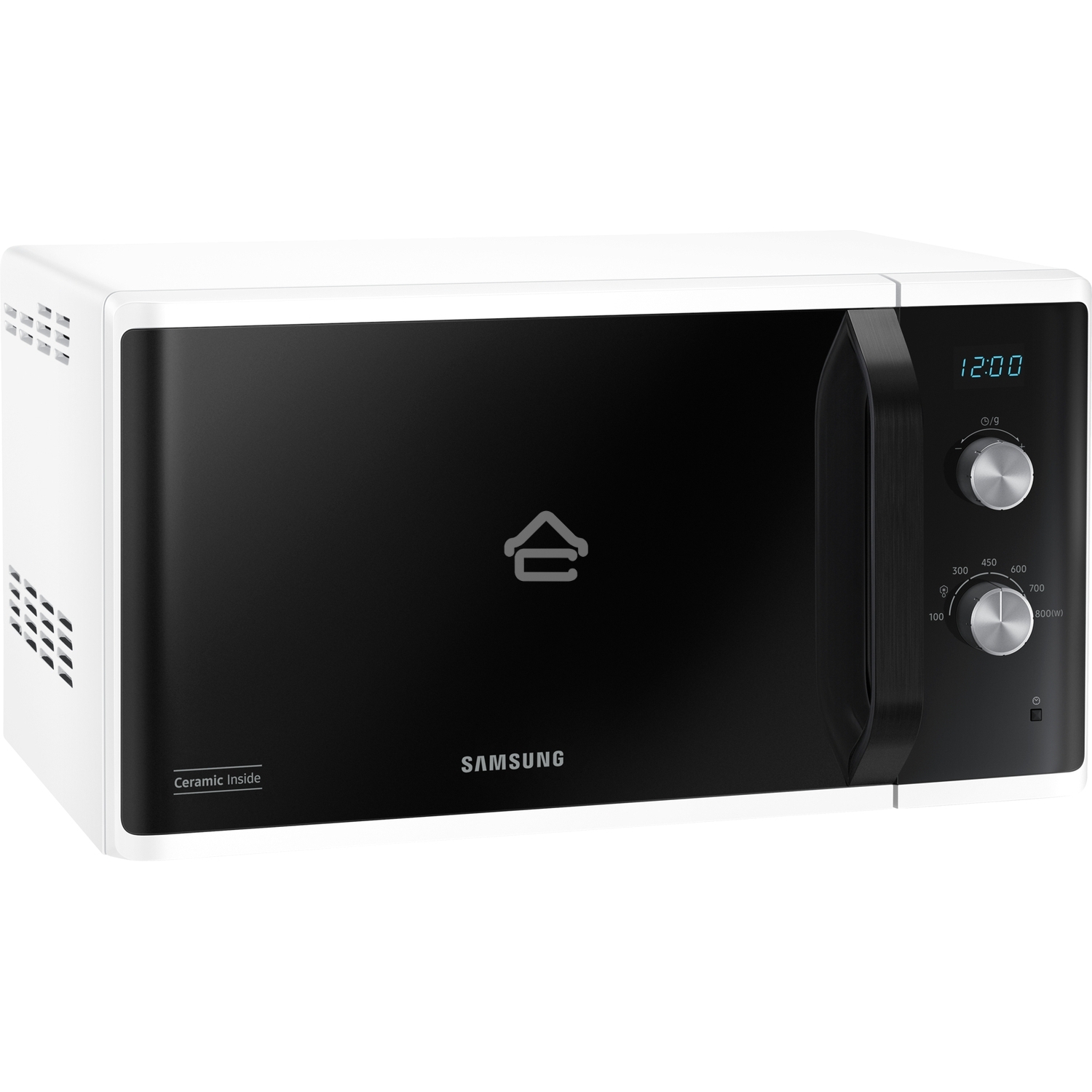 Микроволновая печь Samsung MS23K3614AW белый, 23 л, 800 Вт, переключатели - поворотный механизм