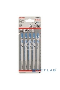 Пилка для лобзика BOSCH T318BF (2.608.634.242)  металл, 132мм, шаг 1.8, BiM, 5шт LongLife