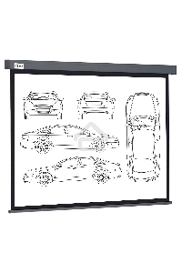 Экран Cactus 168x299см Wallscreen CS-PSW-168X299-SG 16:9 настенно-потолочный рулонный серый