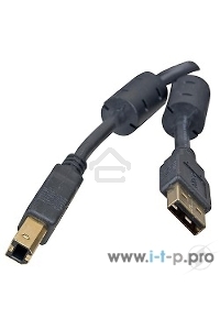 Кабель Defender USB04-06 PRO Кабель USB 2.0  для соед. 1.8м AM/BM , зол.конт, 2фер.фил.  (87430)