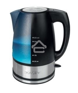 Чайник электрический Scarlett SC-1020 2.2л. 2200Вт черный (корпус: пластик)