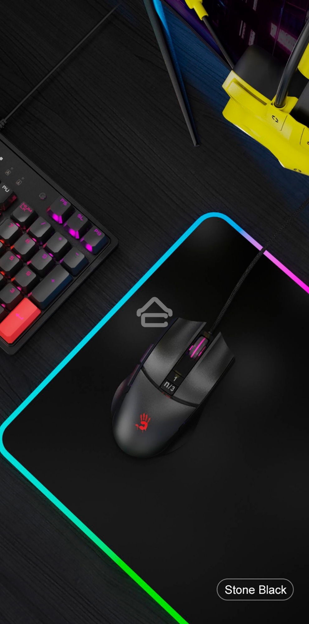 Мышь проводная A4Tech Bloody L65 Max черный, 12000 dpi, USB, кнопки - 7