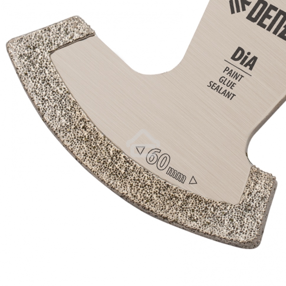 Насадка для МФИ Denzel режущая сегментная, DiA, по камню и плитке, 60 мм