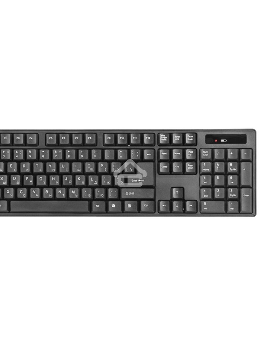 Клавиатура + мышь Defender C-915 RU Black USB 45915 Беспроводной, полноразмерный