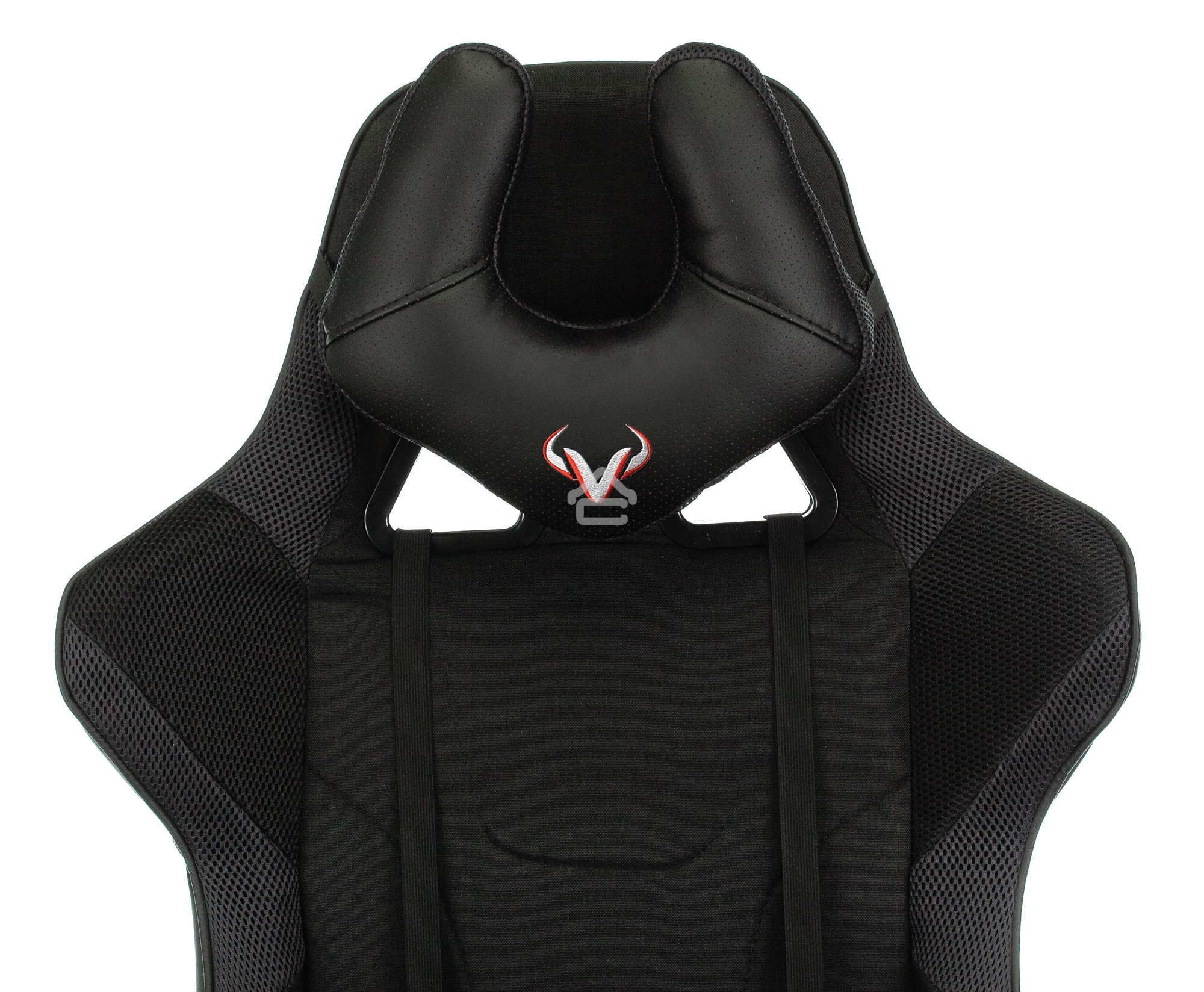 Кресло игровое Бюрократ VIKING 4 AERO BLACK EDITION черный искусст.кожа/ткань