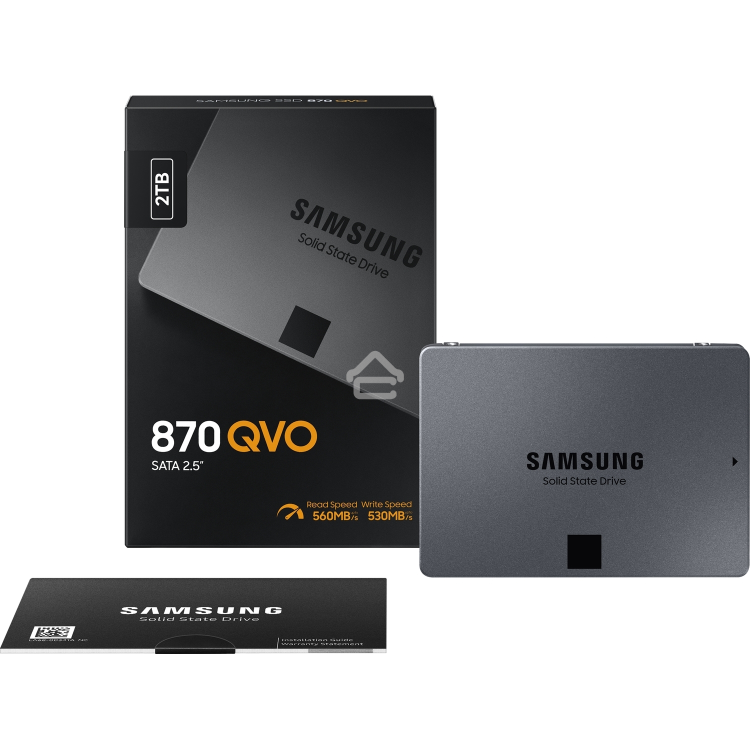 Накопитель SSD Samsung 870 QVO, 2TB, SATA III, 2.5