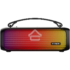 Портативная колонка Hyundai H-PS1020 черный 16W 2.0 BT 10м 1500mAh