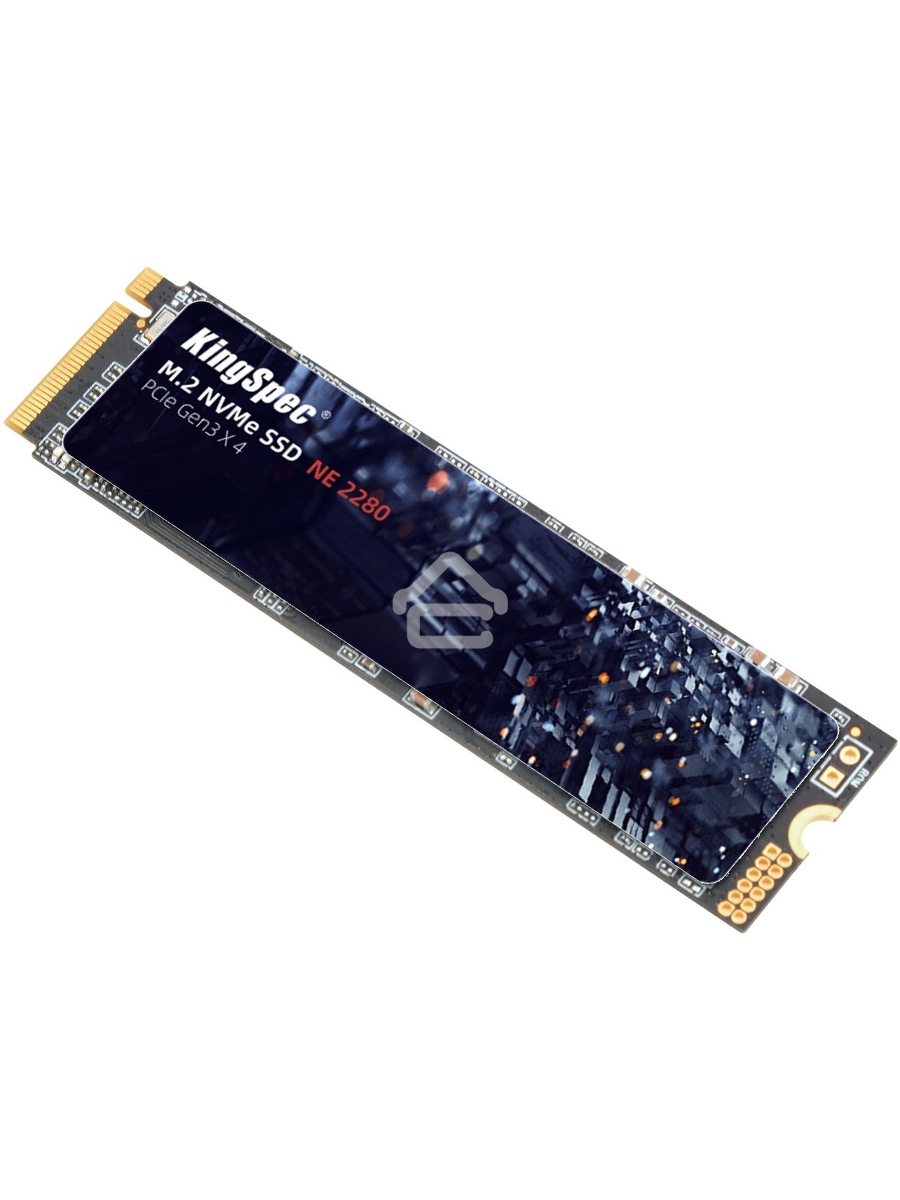 Накопитель SSD KingSpec NE-2TB, 2000GB, PCIe 3.0 x4, M.2 2280, NVMe, R/W 2400/1900