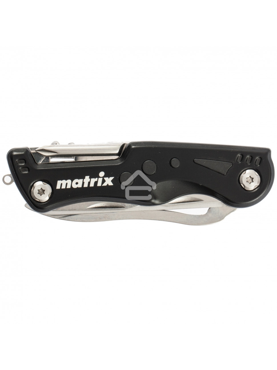 Нож многофункциональный MATRIX, 7 функций, в чехле, 107 мм 17624