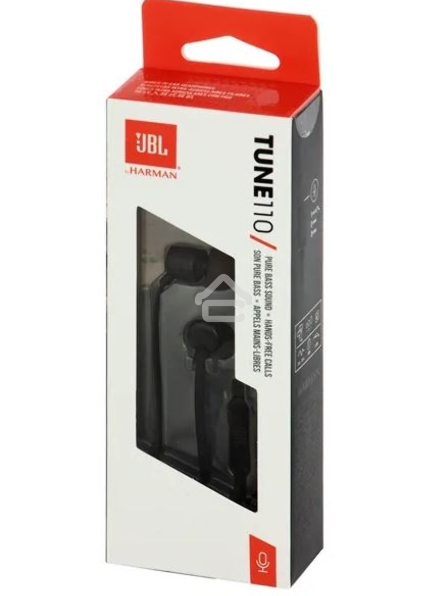 Наушники проводные JBL T110 черный