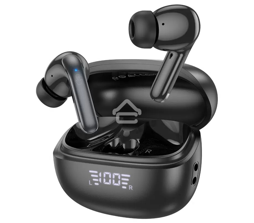 Наушники HOCO EQ5 беспроводные с док станцией Bluetooth 5.3 черный