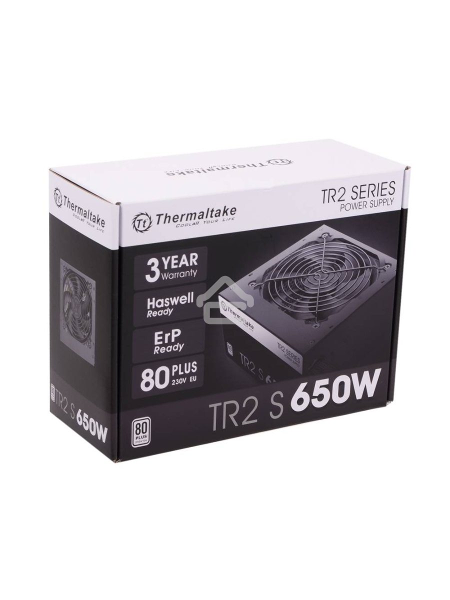Блок питания Thermaltake TR2 S 650W Retail (PS-TRS-0650NPCWEU-2), 650Вт, 80 PLUS ,120мм, черный