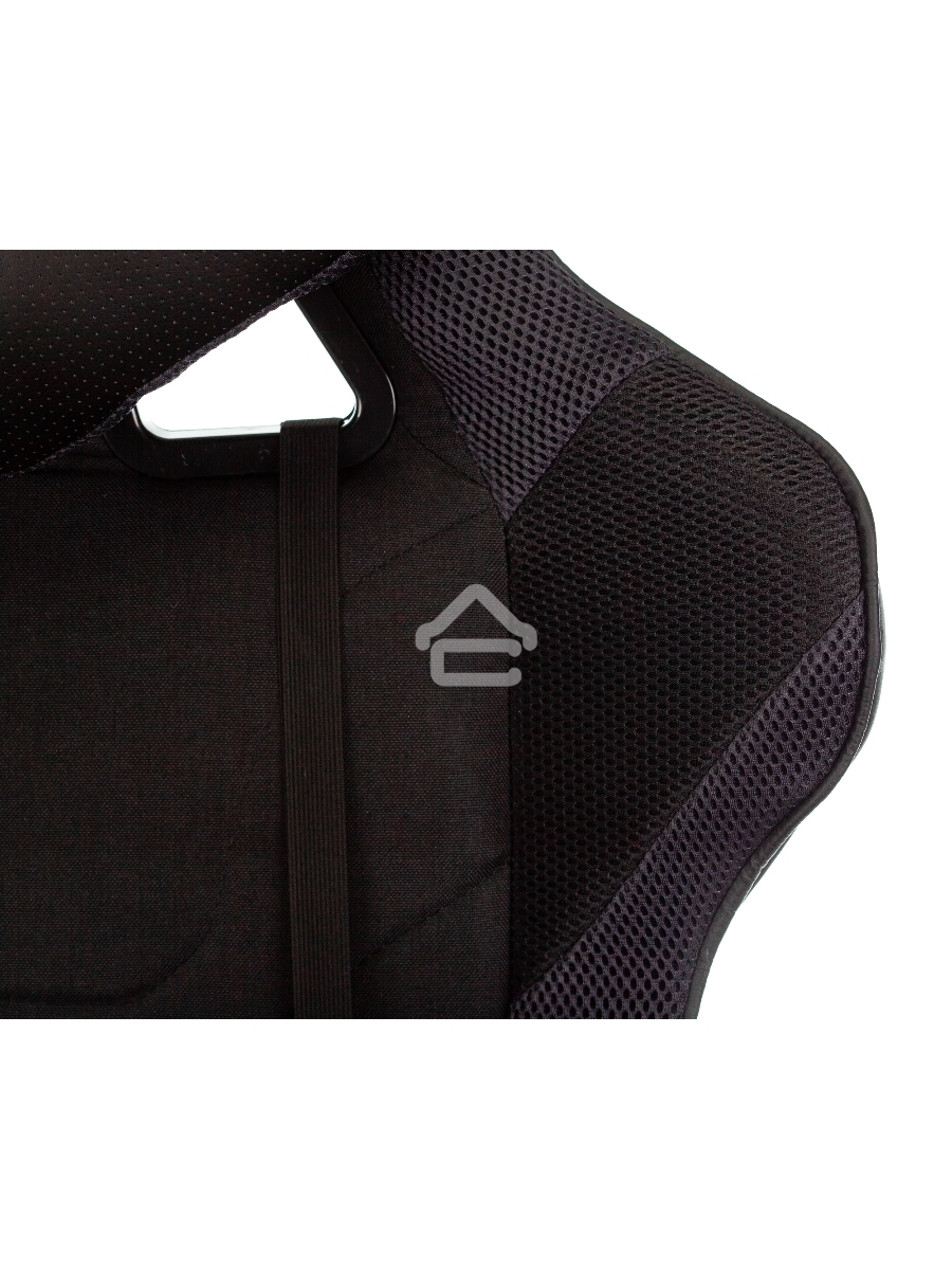Кресло игровое Бюрократ VIKING 4 AERO BLACK EDITION черный искусст.кожа/ткань