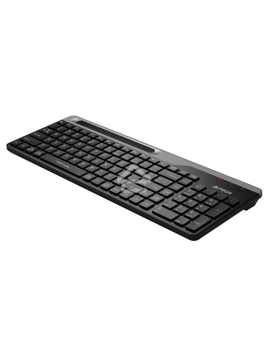 Клавиатура A4Tech Fstyler FBK25 беспроводная, USB, Bluetooth/Радиоканал, черный/серый