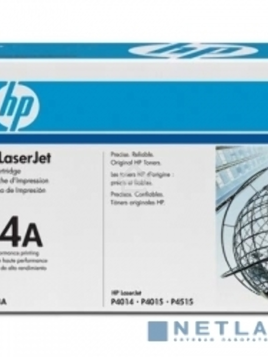 Картридж лазерный HP CC364A черный LJ P4014/4015/4515 (10000стр.)
