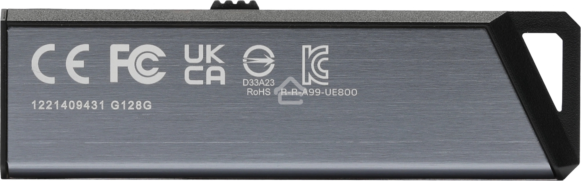 Флешка USB ADATA UE800 (AELI-UE800-128G-CSG), 128Gb, Type-C USB 3.2, R/W 1000/550, серебристый