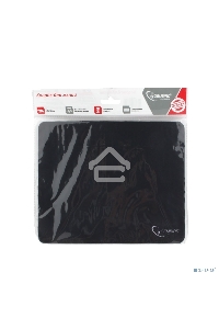 Коврик для мыши Gembird MP-BLACK, чёрный, размеры 250*200*2мм, полиэстер+резина