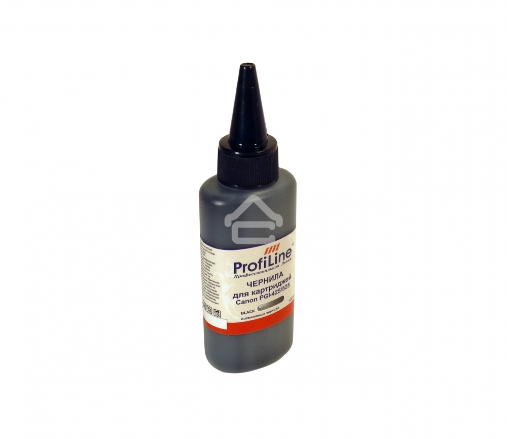 Чернила ProfiLine PL-PGI-425/525 для принтеров Canon iP4820/iP4840/iP4850/iP4870/MG6120/MG6140/MG6150/MG6170/MG8120/MG8140/MG8150/MG8170 черный водные 100 мл