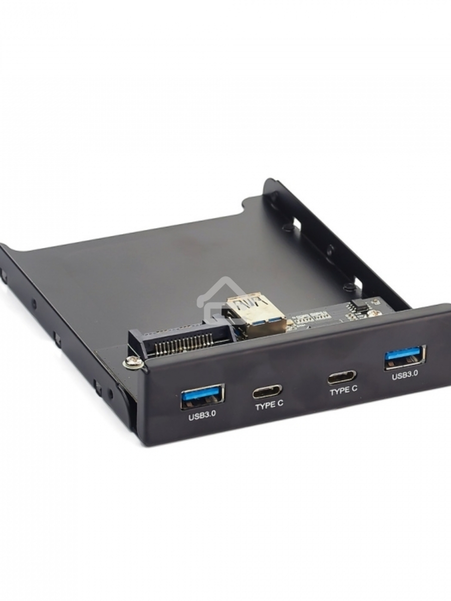 Планка USB на переднюю панель Exegate U3H-619, 3,5