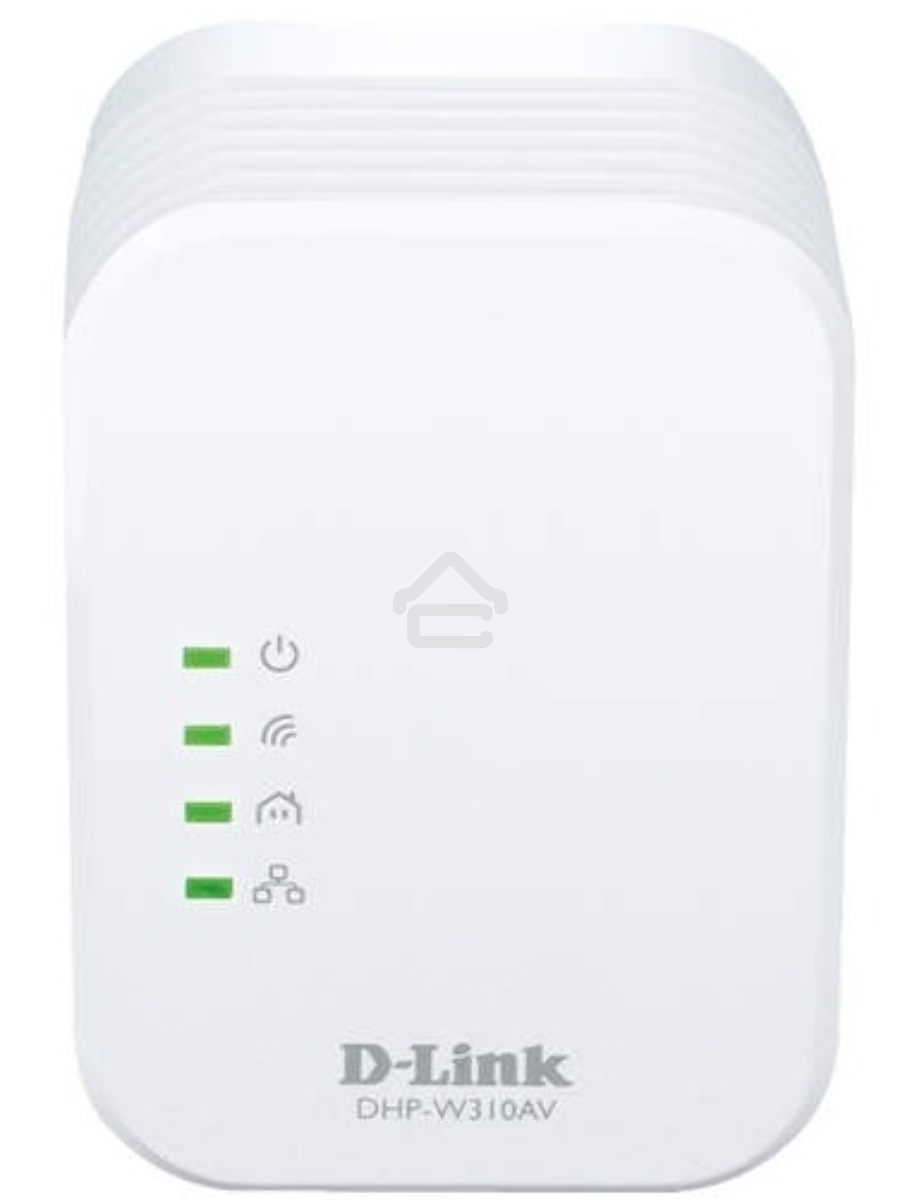 Беспроводной PowerLine-адаптер D-Link DHP-W310AV N300 с поддержкой HomePlug AV