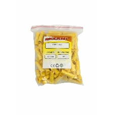 Разъем штекерный изолированный Rexant гнездо 5 мм 4-6 мм² (РШи-м 6.0-5/РШИм 5,5-6-4) желтый